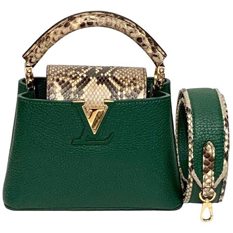 sac capucines louis vuitton|louis vuitton snakeskin bag.